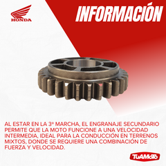 Imagen de ENGRANAJE SECUNDARIO DE TERCERA HONDA XR 125L