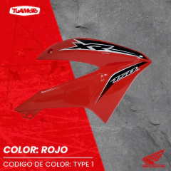 Imagen de CACHA TANQUE DERECHA HONDA XR 150L TYPE1