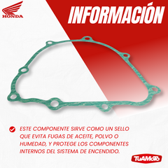Imagen de JUNTA TAPA DE ENCENDIDO HONDA TORNADO / CBX 250 TWISTER
