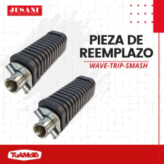 Imagen de JUEGO PEDALINES TRASEROS WAVE/TRIP/SMASH X 2 JUSANI