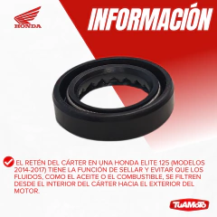 Imagen de RETEN DE CARTER HONDA ELITE 2014/17 (19.8x30x7)