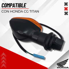 Imagen de FAROL DE GIRO DELANTERO IZQUIERDO HONDA CG TITAN