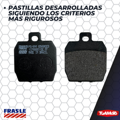 Imagen de PASTILLA DE FRENO TRASERO BAJAJ ROUSER 135/ROUSER 220 PD/890 FRAS-LE