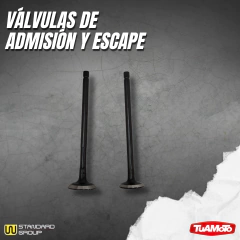 Imagen de JUEGO VALVULAS ADMISIÓN Y ESCAPE/BAJAJ ROUSER 135