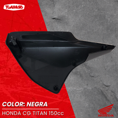 Imagen de CACHA LATERAL IZQUIERDA HONDA CG TITAN NEGRA
