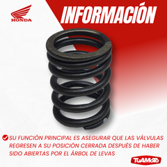 Imagen de RESORTE EXTERNO VALVULA HONDA WAVE