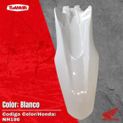 Imagen de GUARDABARRO DELANTERO HONDA XR 150L BLANCO NH196