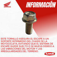 Imagen de TORNILLO MEDIO ESCAPE TORNADO HONDA