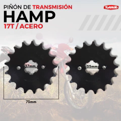 KIT TRANSMISIÓN HONDA XR 125L 428/54-17 HAMP - comprar online