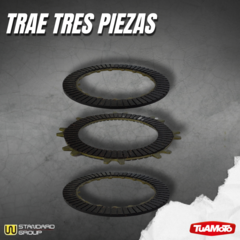 DISCO DE EMBRAGUE HONDA C90/GILERA SMASH (3 PIEZAS) - tienda online