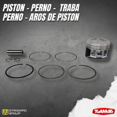 Imagen de KIT PISTON COMPLETO HONDA BIZ 125 52.4 (0.25)