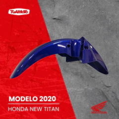 GUARDABARRO DELANTERO HONDA NEW TITAN AZUL - comprar online
