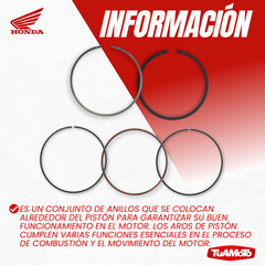 Imagen de JUEGO AROS DE PISTON 0.75 HONDA XR 125L
