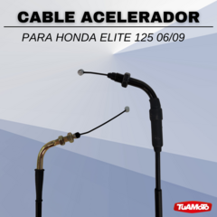 Imagen de CABLE ACELERADOR HONDA ELITE 125 (2006/2009)
