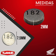 Imagen de PASTILLA DE VALVULA (1.825) HONDA TODAS