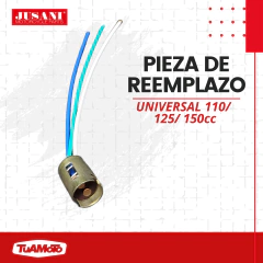 Imagen de PORTA LAMPARA TRASERA 2 POLOS JUSANI