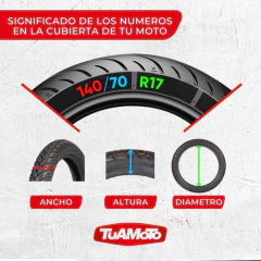 CUBIERTA 120/80-18 R34 RINALDI - comprar online
