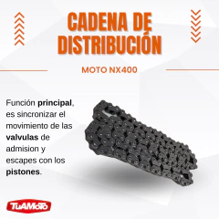 Imagen de CADENA DISTRIBUCIÓN FALCON NX400 JUSANI