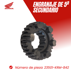 ENGRANAJE DE QUINTA SECUNDARIO CG 150 NEW TITAN