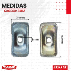 PAR TAPAS HORQUILLON ESTIRA CADENA TORNADO JUSANI