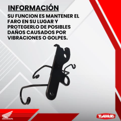 SOPORTE FAROL HONDA XR125