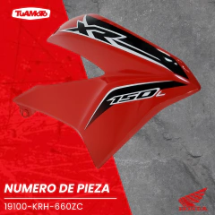 CACHA TANQUE DERECHA HONDA XR 150L TYPE1