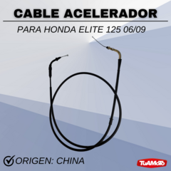CABLE ACELERADOR HONDA ELITE 125 (2006/2009)