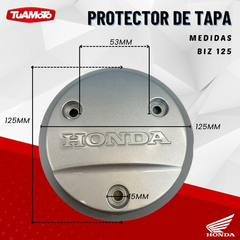 PROTECTOR TAPA DE MOTOR HONDA BIZ 125