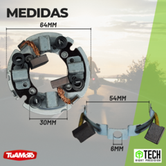 PLAQUETA ARRANQUE CON CARBONES HONDA TRANSALP 600/CBR 600/XRV AFRICA TWIN 750 TECH