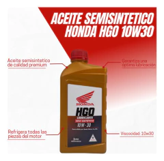 KIT FILTRO AIRE ORIGINAL Y ACEITE HGO SEMI SINTETICO ELITE 125