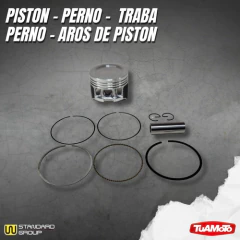 KIT PISTON COMPLETO HONDA BIZ 125 52.4 (STD) W.STANDARD