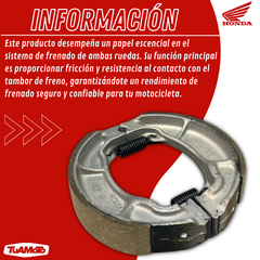 ZAPATA DE FRENO DELANTERA HONDA CB125F / TRASERA NXR 125L BROSS