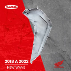 Imagen de CACHA CUBRE PIERNA DERECHA BLANCA HONDA WAVE 110 S NEW WAVE