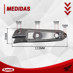 BASE PEDALIN DELANTERO DERECHO HONDA CB 300F - comprar online