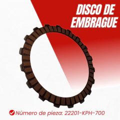 DISCO DE EMBRAGUE HONDA BIZ 125 - comprar online