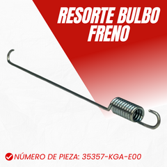RESORTE BULBO FRENO HONDA NEW TITAN - comprar online