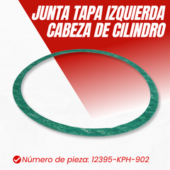 JUNTA TAPA IZQUIERDA CABEZA DE CILINDRO HONDA BIZ 125L - comprar online