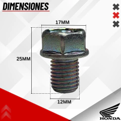 TORNILLO TAPON DE ACEITE 12MM HONDA WAVE / OTRAS - comprar online