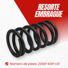 RESORTE EMBRAGUE HONDA WAVE - comprar online