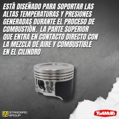 KIT PISTON COMPLETO HONDA BIZ 125 52.4 (0.25) - comprar online