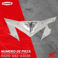 Imagen de CUBRE OPTICA FRENO DISCO BLANCO HONDA WAVE 110 S NEW WAVE NH-138