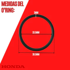 Imagen de ORING TOBERA ADMISION HONDA 33.5X3