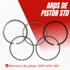 AROS DE PISTON HONDA BIZ 125 - comprar online