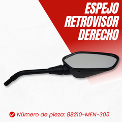 ESPEJO DERECHO HONDA CB 1000 / CROSSRUNNER 800 - comprar online