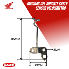 SOPORTE CABLE SENSOR VELOCIDAD HONDA TORNADO - comprar online