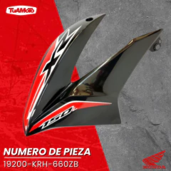 CACHA LATERAL IZQUIERDA TANQUE HONDA XR 125L TYPE2 - comprar online