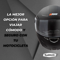 CASCO REBATIBLE HAWK RS5 FLIP UP NEGRO MATE en internet