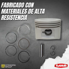 KIT PISTON COMPLETO CABEZA PLANA GILERA SMASH 52.4 ESTÁNDAR en internet