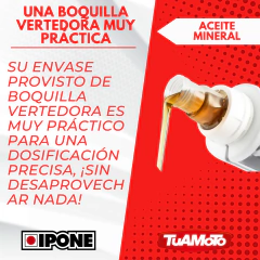 ACEITE MINERAL 20W50 4T M4 IPONE X 1 L en internet