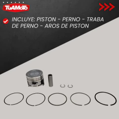 KIT DE PISTON COMPLETO GIL SMASH 110 0.50 SUNGO en internet